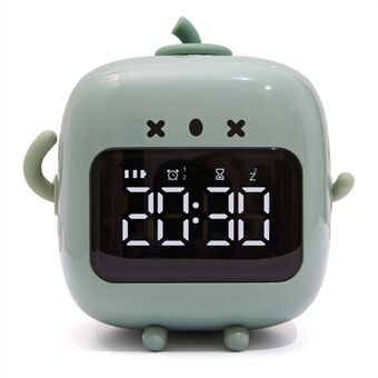 C3 Kid\'s Alarm Clock Digital Cute Bedside Clock Countdown Function Children\'s Sleep Trainer Snooze Traning Tool for Boys and Girls
