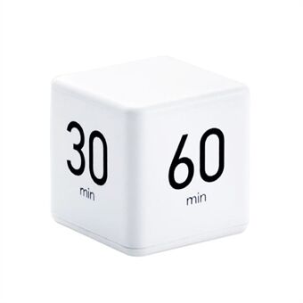 Cube Timer Lære Madlavning Træning Timer Vækkeur, LCD-skærm Visningstid, 15/20/30/60 minutter Nedtællingspåmindelse