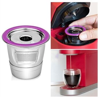 RECAFIMIL Til Keurig K Cup 304 Steel stålfilter Genanvendelig kaffekapselkop Kaffemaskine Pod (BPA-fri, ingen FDA-certificering)
