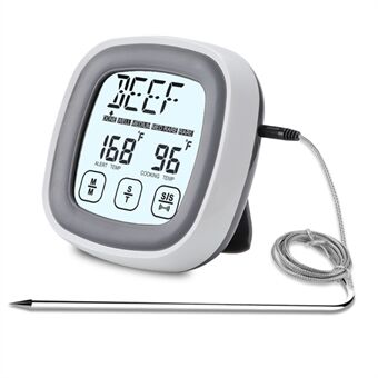 TS-BN53 Trådløs berøringsskærm til køkken BBQ termometer Elektronisk værktøj til måling af madkødtemperatur (BPA-fri, FDA-certificeret)