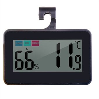 Mini digitalt indendørs termometer måler Nøjagtig temperatur fugtighedsmonitor med LCD-skærm