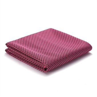 Kølehåndklæde kølig mat is tørklæde til yoga golf gym løbeklatring, størrelse: 30 x 100 cm (med smal mundflaske)