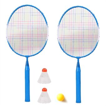 1 Pair Young Children Badminton Rackets with Balls Sports Game Kids Toy Set