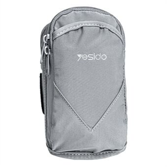 YESIDO WB12 Nylon+Lycra+TPU Sportsarmbånd Pouch Arm Taske Outdoor bæretaske til mobiltelefon, mønt, kontanter
