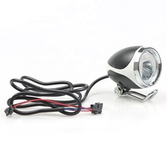 Til KUGOO M4 10 tommer elektrisk scooter frontlampe 24-48V LED lys med tilbehør til horn