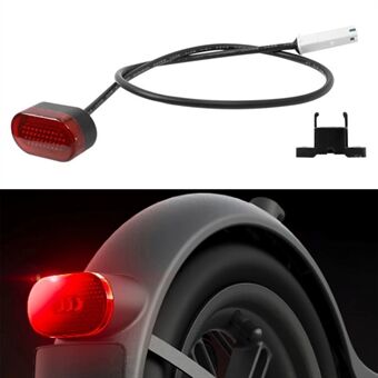 Bagskærm Baglygte til Ninebot Max G30 elektrisk scooter Bag LED lys advarselslampe