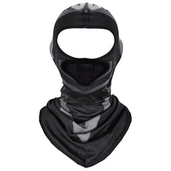 YSANAM YS3513 Varm Balaclava termisk ansigtsmaske Head UV-beskyttelse til skiløb, cykling, klatring, løb (lang stil)