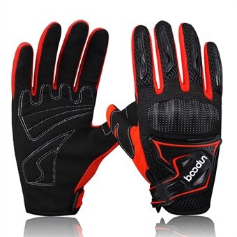 BOODUN One Pair Cycling Gloves Mountain Bike Gloves with Hard Shell Outdoor Full Finger Workout Gloves Cycling Equipment