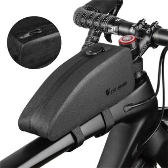 WEST BIKING Cykelrammetaske Vandtæt Top Tube Bag Cykelfronttelefontaske
