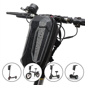 3L Vandtæt EVA Hard Shell Taske Cykel Elektrisk Scooter Folde E-Bike Styr Front Hængende Opbevaringspose