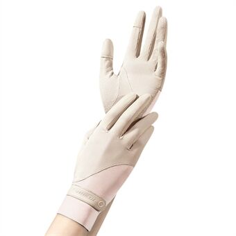 GOLOVEJOY XG58 1 par Kvinder UV-beskyttelse Is Silke Handsker Flip Fingerspidser Anti-skrid sommer cykelhandsker