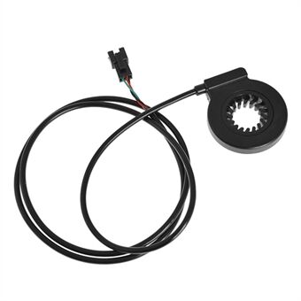 Elektrisk cykel Pedal Assist Hall Sensor Hastighedssensor Cykeltilbehør til Elcykel / EBike Kit - Sort