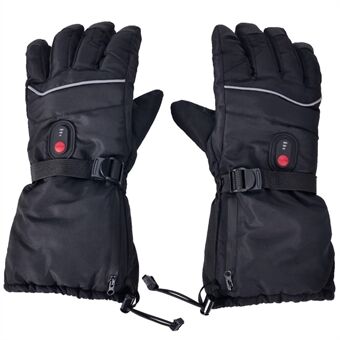 1 par berøringsskærm-varmehandsker Multifunktions temperaturjusterbare elektriske termiske handsker til snowboard cykelski (uden batteri)
