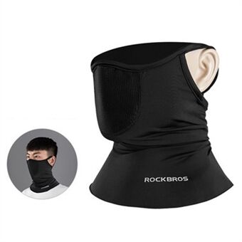 ROCKBROS LF7813 Neck Gaiter Ansigtsdæksel Tørklædemaske med Øreløkker UV-beskyttelse blokerende PM2.5 Hovedbeklædning til mænd og kvinder