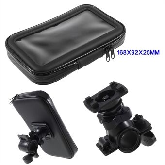 XL Size Bicycle Handlebar Mount Holder Daily Waterproof Case for iPhone 8 Plus / 7 Plus Etc, Inner size: 168x92x25mm
