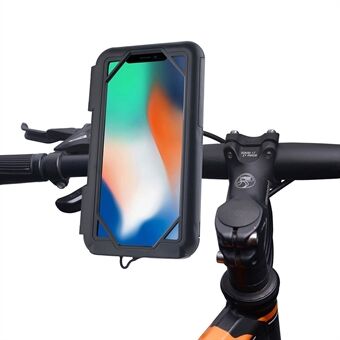 Cykelstyr Vandtæt Telefon Taske Holder Cykel Mobiltelefon GPS Bracket Stand
