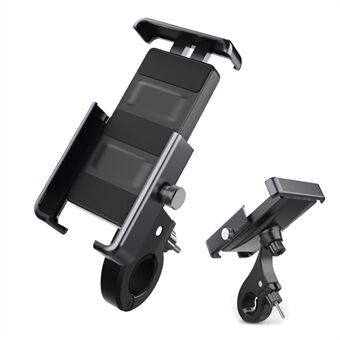 Universal Cykelstyr Mobiltelefon Holder Stativ 360-graders roterbar Motorcykel Scooter Smartphone Stand Metal Bracket Cykeltilbehør