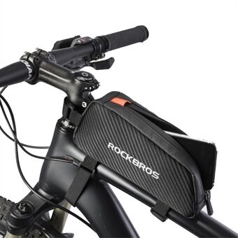 ROCKBROS Cykelfronttasker Reflekterende stel Cykelrør Taske med stor kapacitet Fietstassan Ultralette cykeltasker Cykeltaske