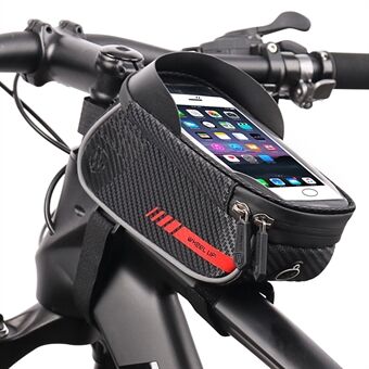 WHEEL UP Vandtæt skærm Touch Bike Frame Bag Front Tube Bag Styrtaske