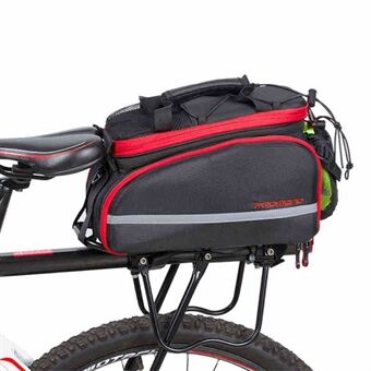 PROMEND Mountain Bike Bagcykeltaske med stor kapacitet Bagcykel bageste rackbagage med regntæppe