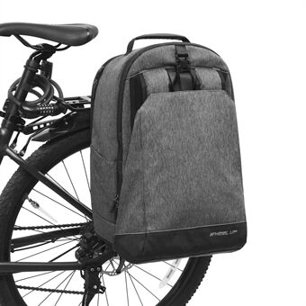 WHEEL UP E002 40L cykeltaske bag med stor kapacitet Multifunktionel rygsæktaske - mørkegrå