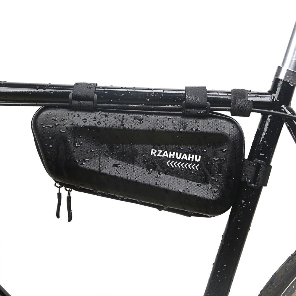 indstudering Svække hed RZAHUAHU Cykel Front Frame Hard Shell Taske Cykelcykel Vandtæt Telefon  Værktøj Opbevaringstaske