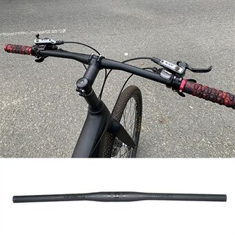 TOSEEK Fuld Carbon Fiber 31,8 mm Mountain Bike-styr MTB-håndtagsdel - fladt styr 700 mm
