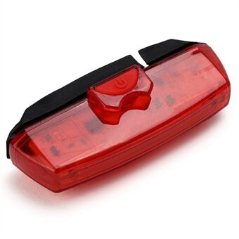 LD18 LED cykelbremsebaglygte Vandtæt cykelsæde baglygte understøtter USB-opladning (rød standardversion)