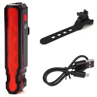 LEADBIKE LD51 Cykel Cykel Laser LED Baglygte USB Genopladelig Vandtæt sikkerhedsadvarselslampe Baglygte