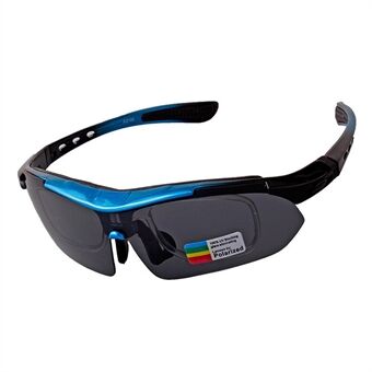 XQ-HD XQ-100 polariserede solbriller til mænd Kvinder UV-beskyttelse Cykelsolbriller Sportsbriller med pandebånd
