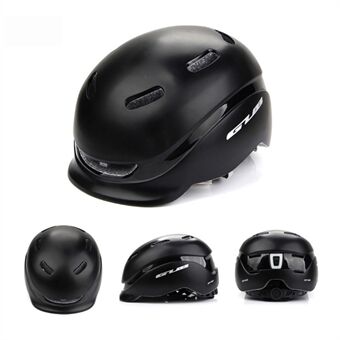 GUB CITY PLUS Cycling Helmet with USB Charging Taillight Safety Bike Helmet Bicycle Light Helmet [L Size]