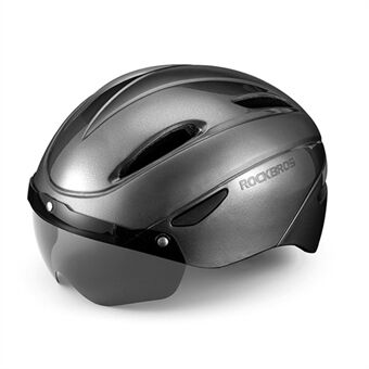 ROCKBROS WT-018S Bicycle Helmet Breathable MTB Road Bike Cycling Helmet with Goggles Lens
