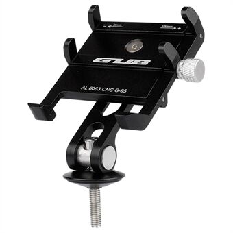 GUB G-95 cykelstyr telefonholder 270-graders roterende Stand med fire kløer + forlængerbund (skruemonteret)