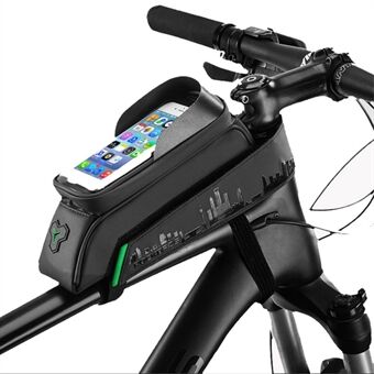 Smart 029-1BK Cykler Front Tube Taske med vandtæt gennemsigtig vinduespose til 6,0-tommer smarttelefon