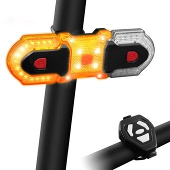 Bike Tail Light Wireless Control Bike Turn Signal Light Waterproof Bicycle Front Rear Safety Warning Light for Mountain Bike Road Bicycle