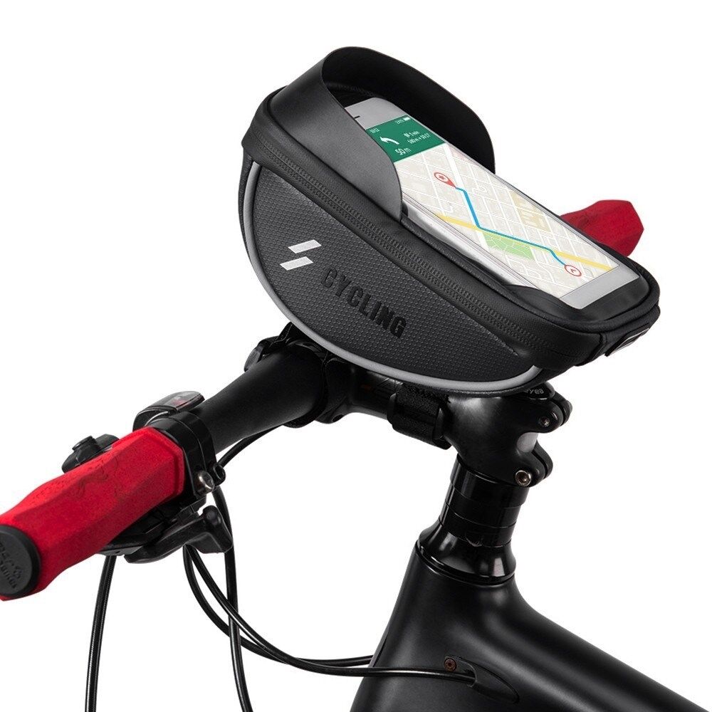 Cykelstyr Touch Screen Telefon Mount Taske cykelværktøj opbevaringstaske