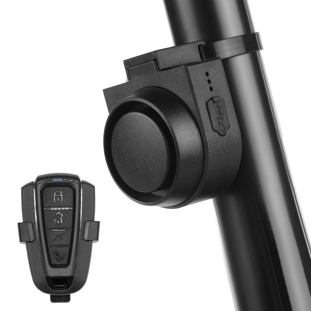 Bedøvelsesmiddel Synlig symaskine Elektrisk cykelhornklokke 115dB højlydt cykelklokke IPX6 vandtæt trådløs  Ring USB genopladeligt cykelhorn med 5 lydtilstande 3 vibrationer
