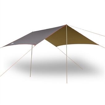 DESERT&FOX Ultra-light Outdoor Camping Waterproof Tarp Rainfly Tent Tarp Sun Shelter, 15mm Iron Pole