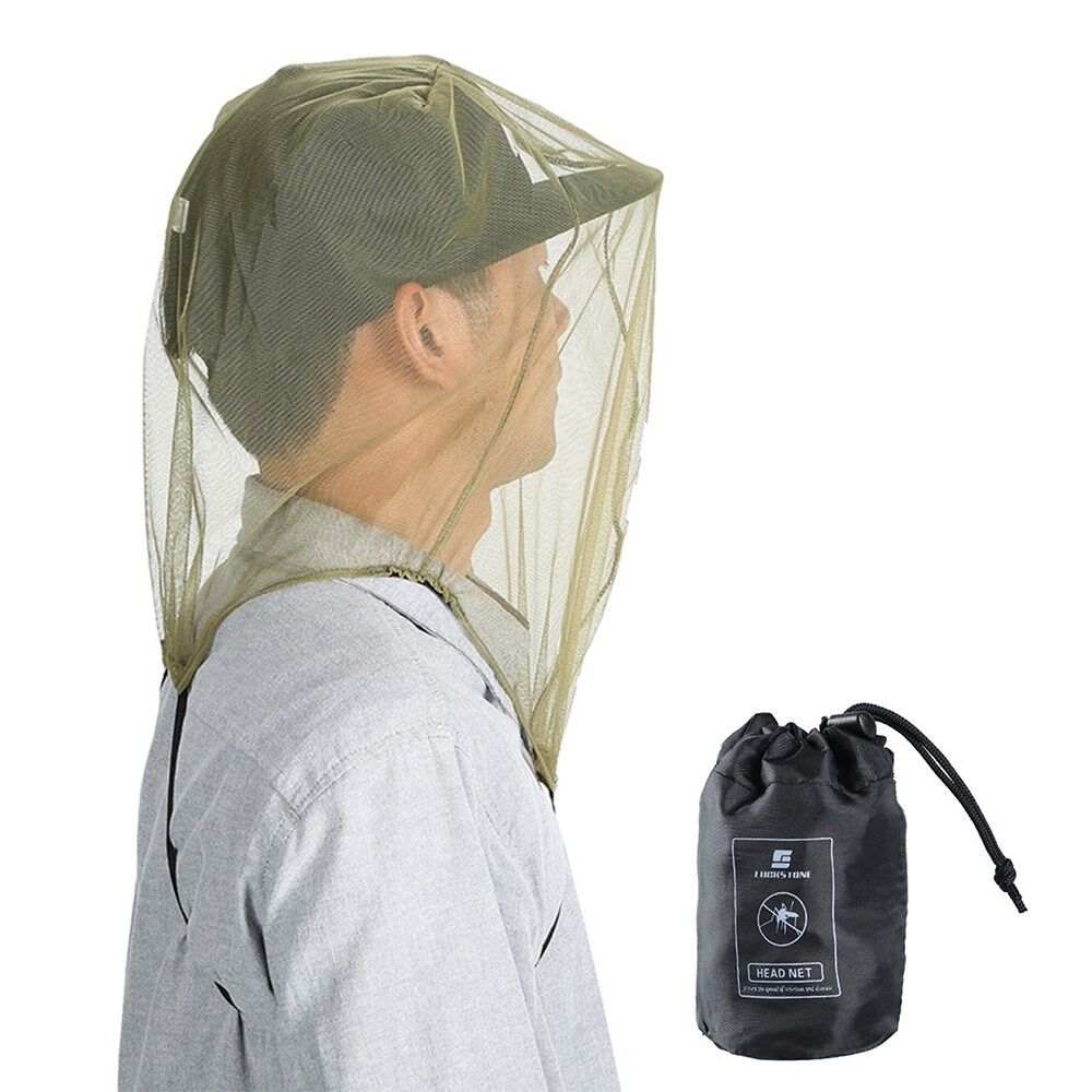 LUCKSTONE Men Women Anti Mosquito Mesh Hat Outdoor Beekeeping Mask