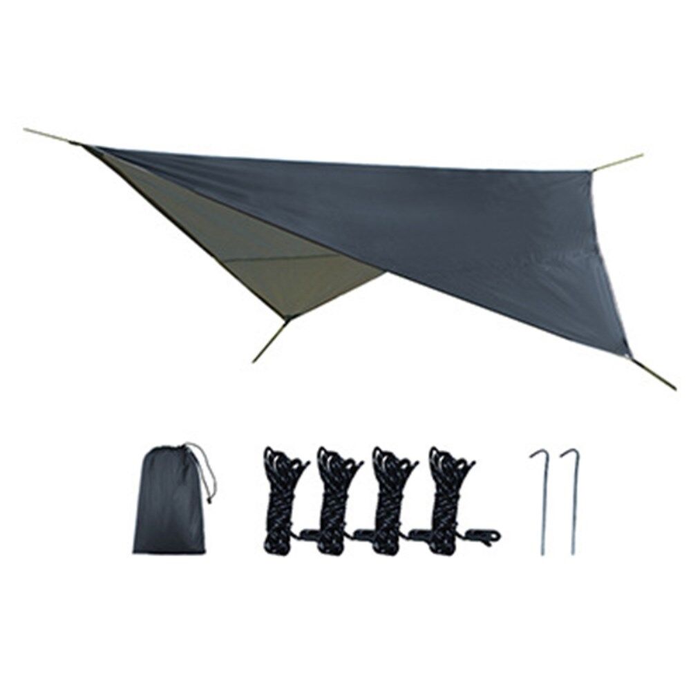 skud en kop Lover og forskrifter TM-075 Vandtæt telt presenning sølvbelagt Outdoor camping fortelt presenning  regnflue solskjul