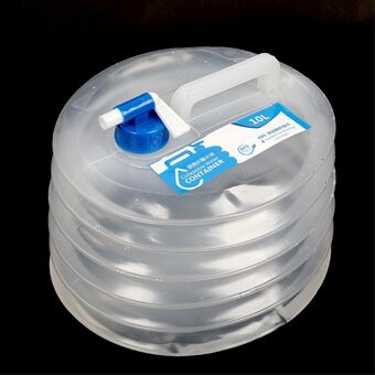 AOTU AT6632 10L sammenklappeligt vandopbevaring Foldbar vandflaske sammenfoldelig PE-spand