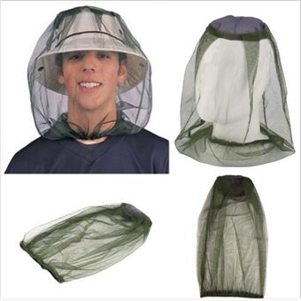 Mygge- & insektbeskytter - Hat med Mesh Net  - Til Rejser og Camping