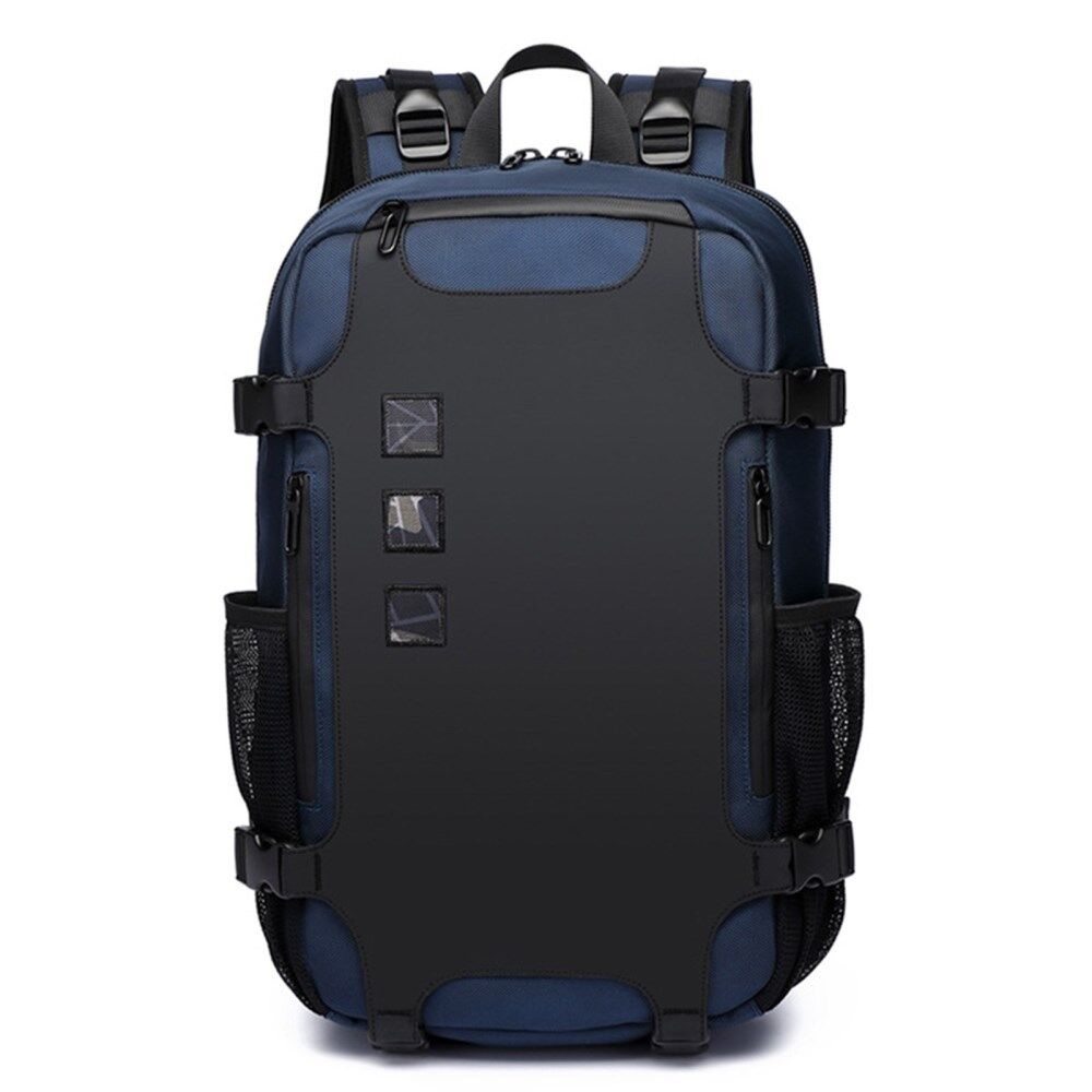 OZUKO med stor kapacitet 16-tommer bærbar rygsæk med USB-port rejserygsæk