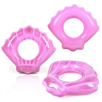 80*90 cm Pailletter Shell Form oppustelig Ring Sommer pool legetøj