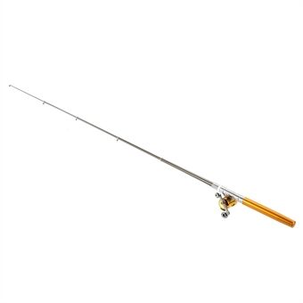 Telescopic Fishing Rod Reel Combo Set Lightweight Mini Portable Fishing Rod Pole + Reel Aluminum Alloy Fishing Line Soft Lures Baits Jig Hooks