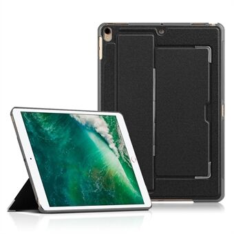 Til iPad Pro 10,5-tommer (2017) PU-læder blød TPU-skalcover Roterende skaft Kickstand Tablet-etui