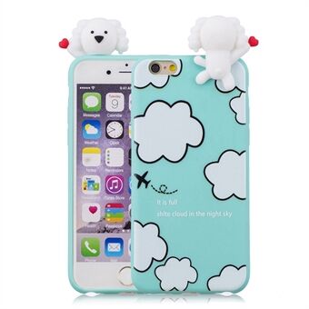 3D Cute Doll Pattern Printing TPU Case for iPhone 6s Plus / 6 Plus