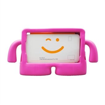 3D Cute Cartoon Kids TV Stødsikkert EVA-etui til 8 tommer tablet