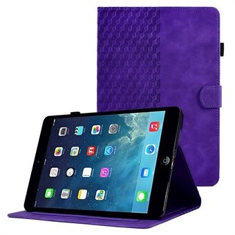 Til iPad Mini/Mini 2/mini 3/mini 4 Auto Wake/Søvn Stødsikker etui Anti-drop mønster påtrykt tabletcover med kortpladser/ Stand