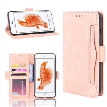 Leather Wallet Stand Phone Shell Cover with Multiple Card Slots Shell for iPhone 6/6s 